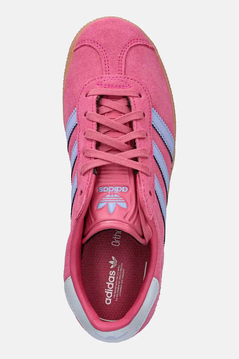 sneakers in camoscio per bambini GAZELLE colore rosa JR5944 miniatura 4