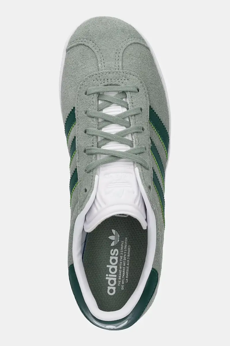 sneakers in camoscio per bambini GAZELLE colore verde JP5540 miniatura 4