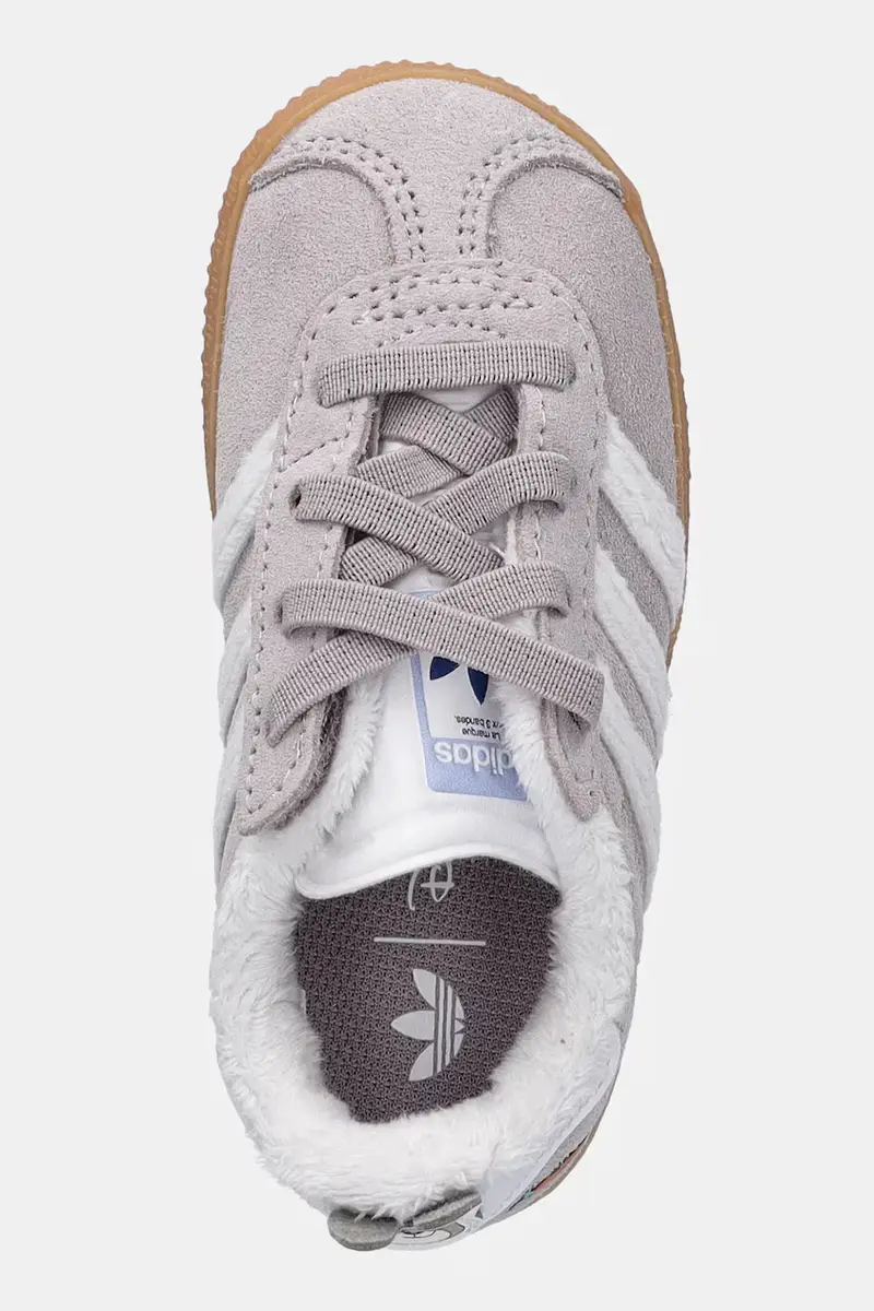 sneakers in camoscio per bambini GAZELLE colore violetto JQ1344 miniatura 4