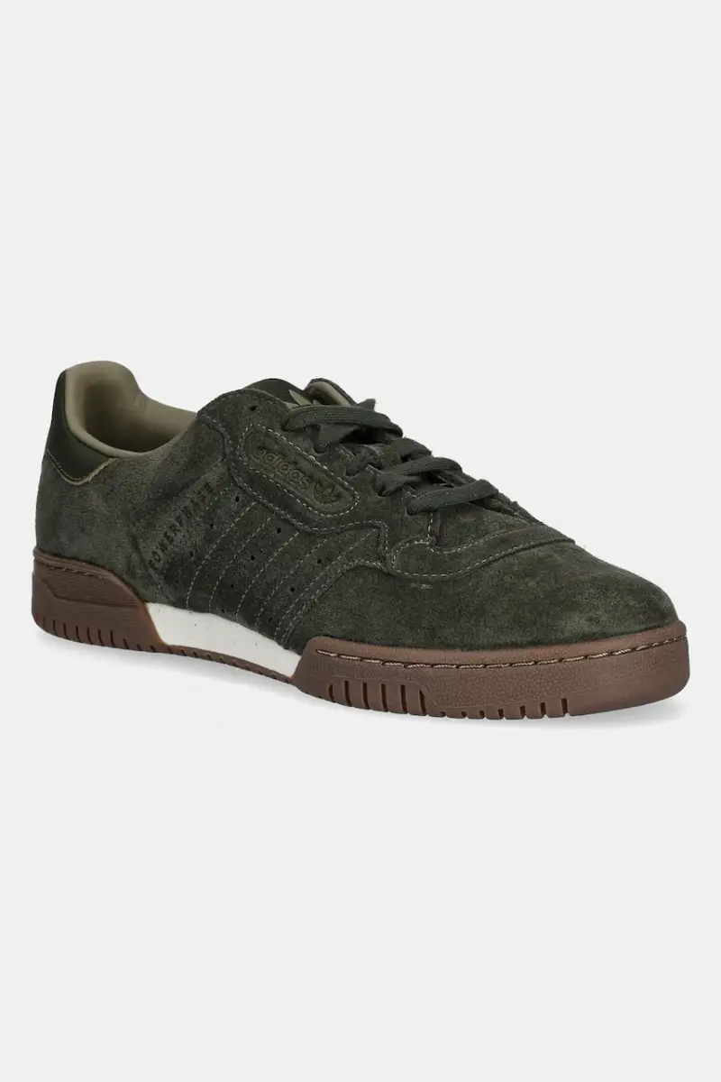 sneakers in camoscio Powerphase uomo colore verde JR0942