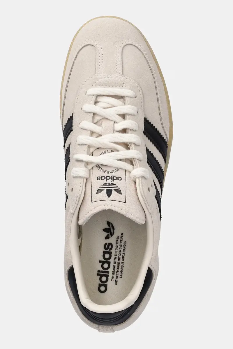 sneakers in camoscio Samba OG colore beige JR2014 miniatura 4