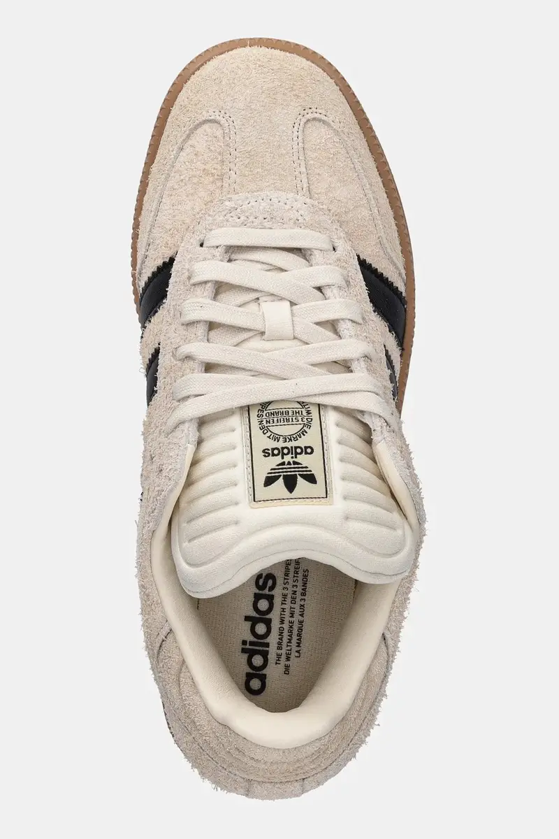 sneakers in camoscio Samba XLG colore beige JS3828 miniatura 4