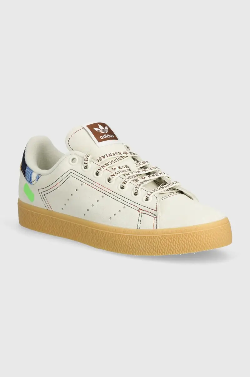 sneakers in camoscio Stan Smith CS x KS W colore beige IE0384
