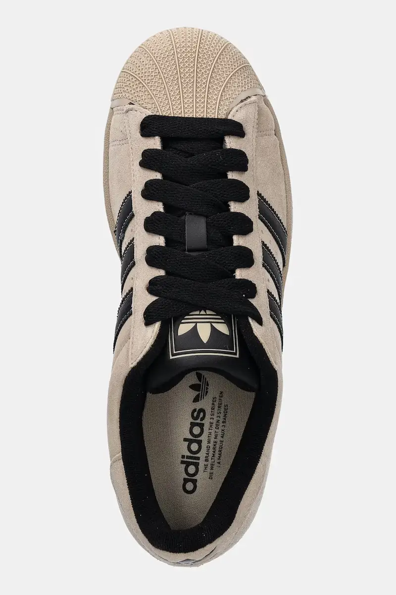 sneakers in camoscio Superstar II Marrone miniatura 4