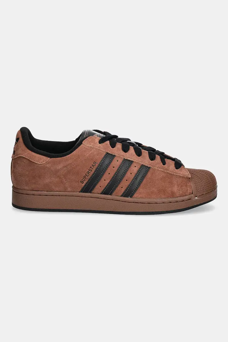 Adidas Originals Sneakers Superstar II Marrone in Camoscio miniatura 2