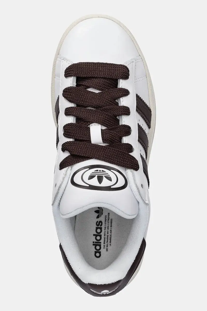 sneakers in pelle Campus 00s colore bianco JQ7767 miniatura 4