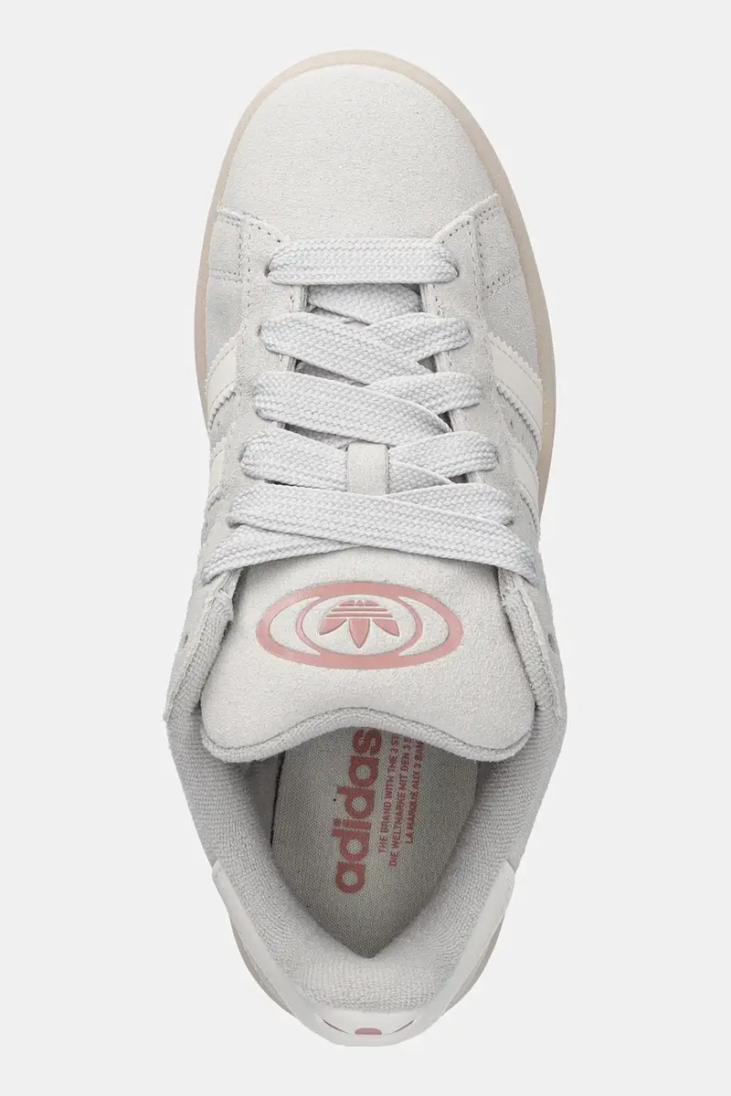 sneakers in pelle Campus 00s donna colore grigio JQ8319 miniatura 4