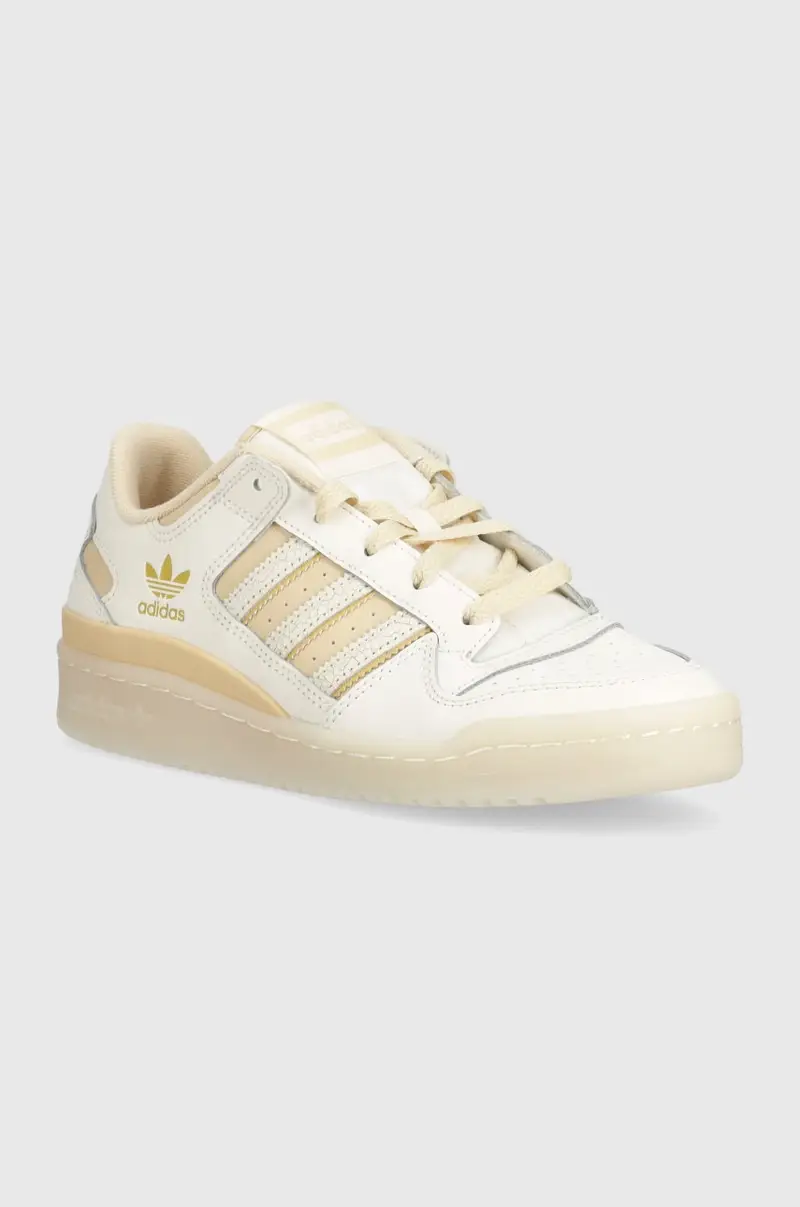sneakers in pelle Forum Low CL W colore beige IG3688
