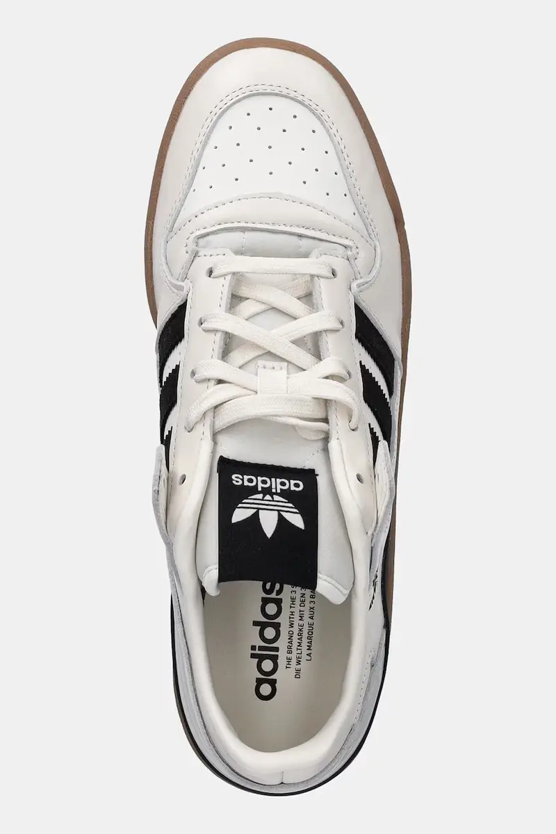 sneakers in pelle Forum uomo colore beige JQ0209 miniatura 4