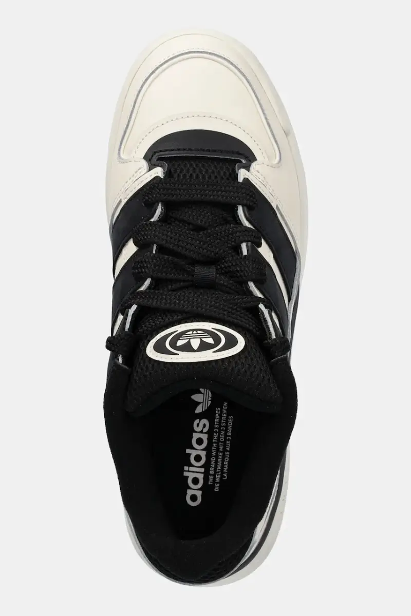 sneakers in pelle Forum2000 uomo colore beige JQ5241 miniatura 4