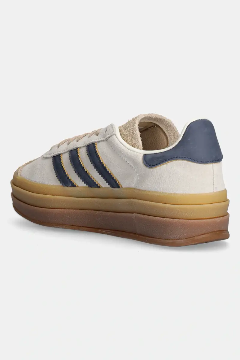 sneakers in pelle Gazelle Bold colore beige JQ5126 miniatura 3