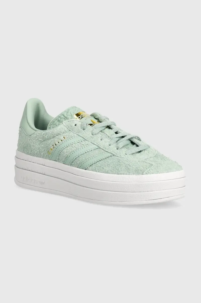 sneakers in pelle Gazelle Bold colore turchese IG4381