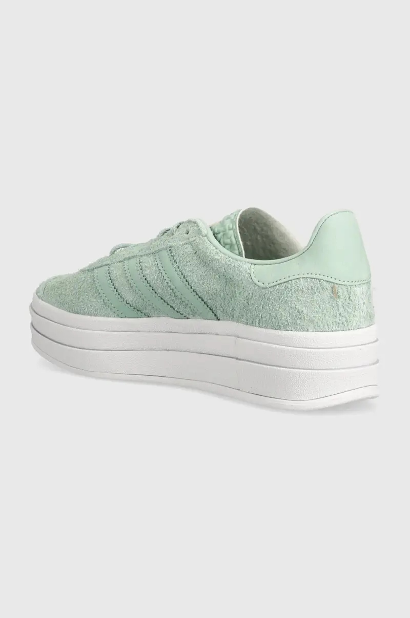 sneakers in pelle Gazelle Bold colore turchese IG4381 miniatura 3