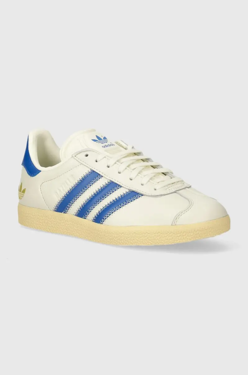 sneakers in pelle Gazelle colore beige IF4599