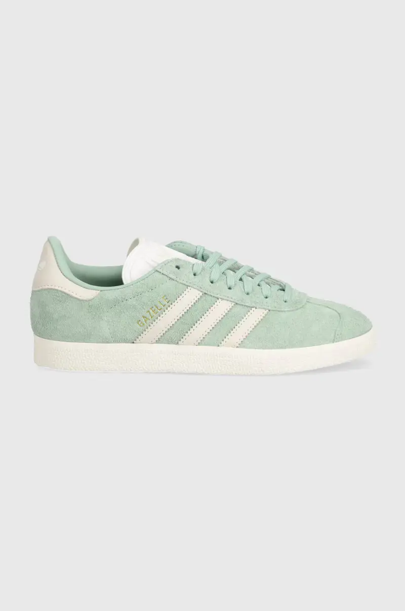sneakers in pelle Gazelle colore verde IG4393 Turchese miniatura 2