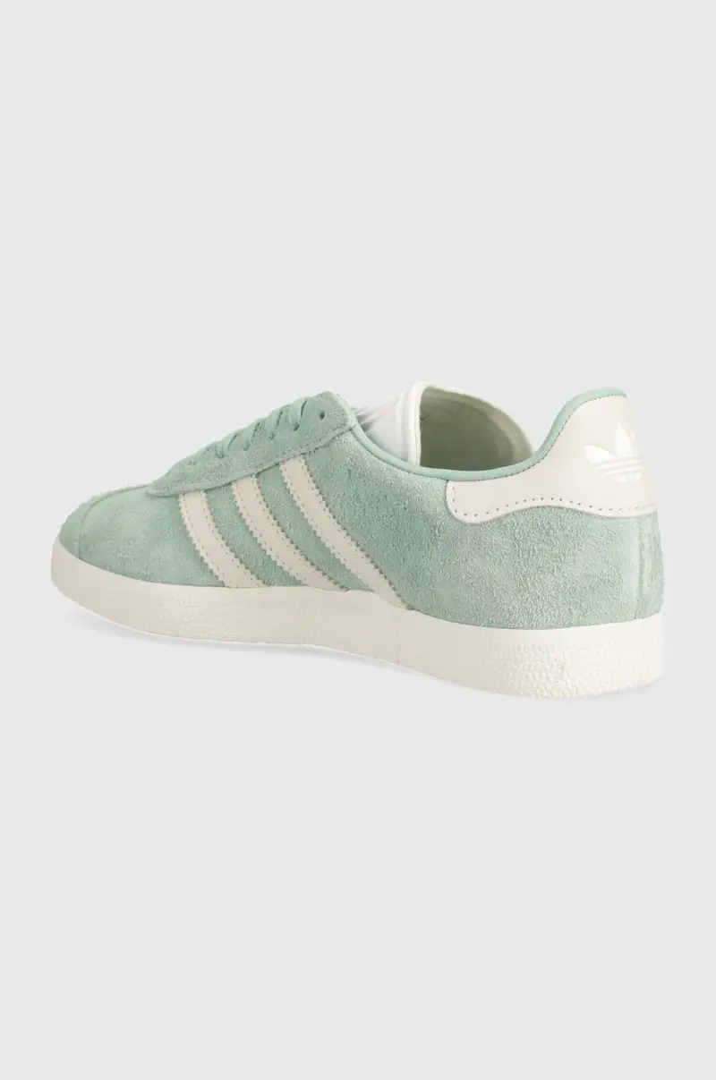 sneakers in pelle Gazelle colore verde IG4393 Turchese miniatura 3
