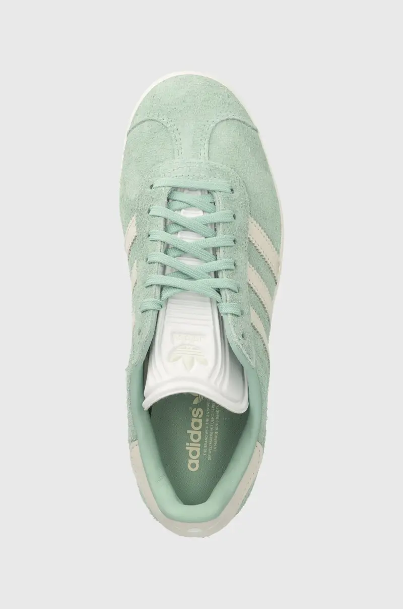 sneakers in pelle Gazelle colore verde IG4393 Turchese miniatura 4
