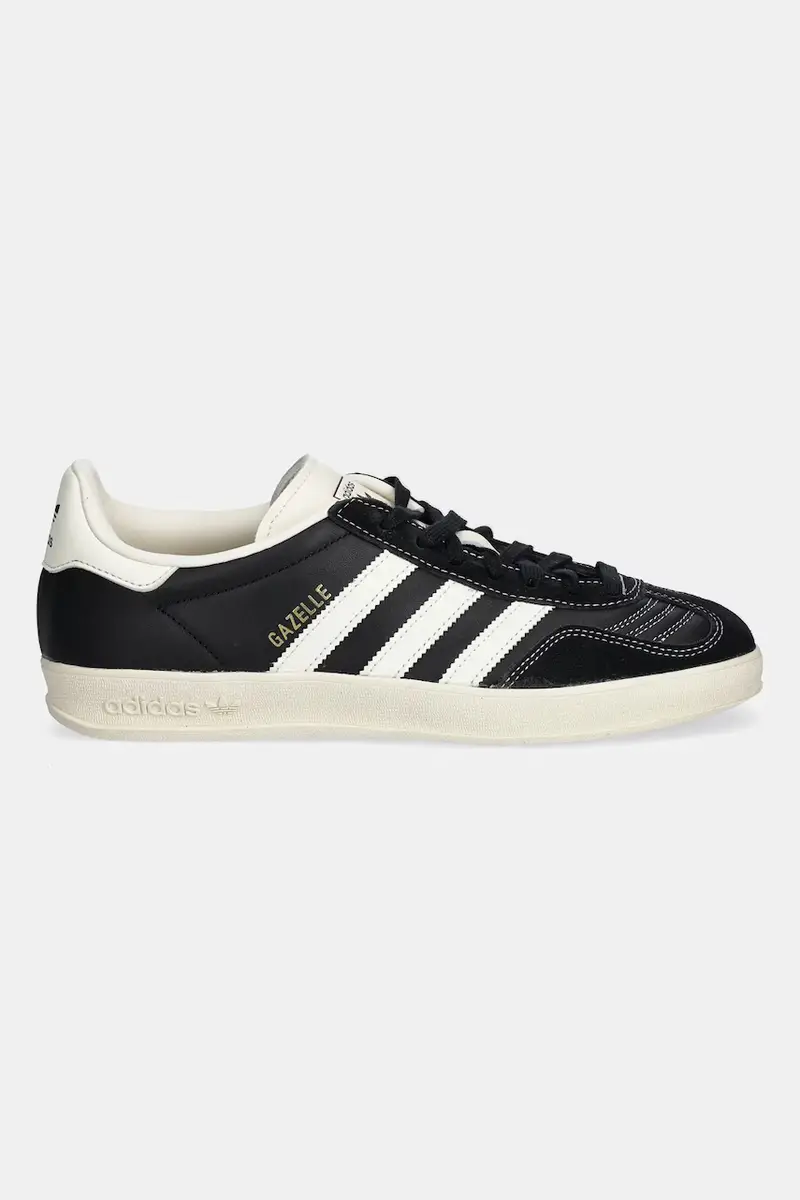 sneakers in pelle Gazelle Indoor uomo colore nero JQ8385 miniatura 2