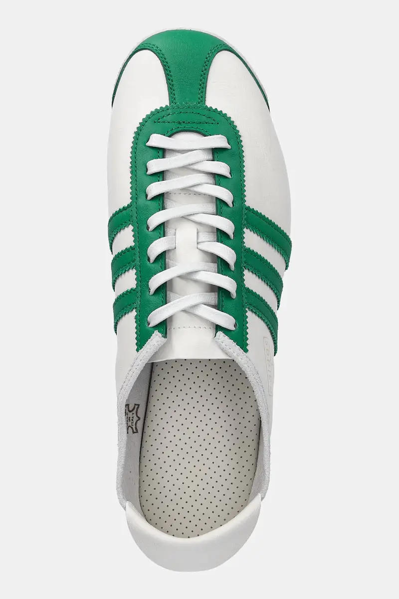 sneakers in pelle Italia 60s Made in Italy colore verde JR8377 miniatura 4