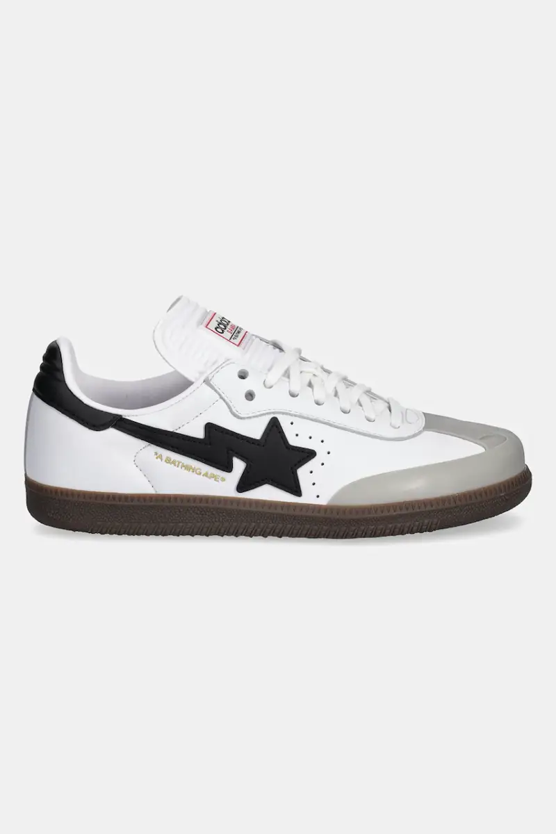 sneakers in pelle SAMBA BAPE uomo colore bianco JR9245 miniatura 2