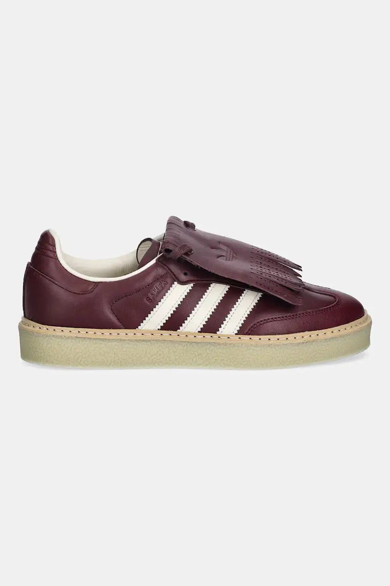 sneakers in pelle Samba Lux colore granata JR0903 miniatura 2