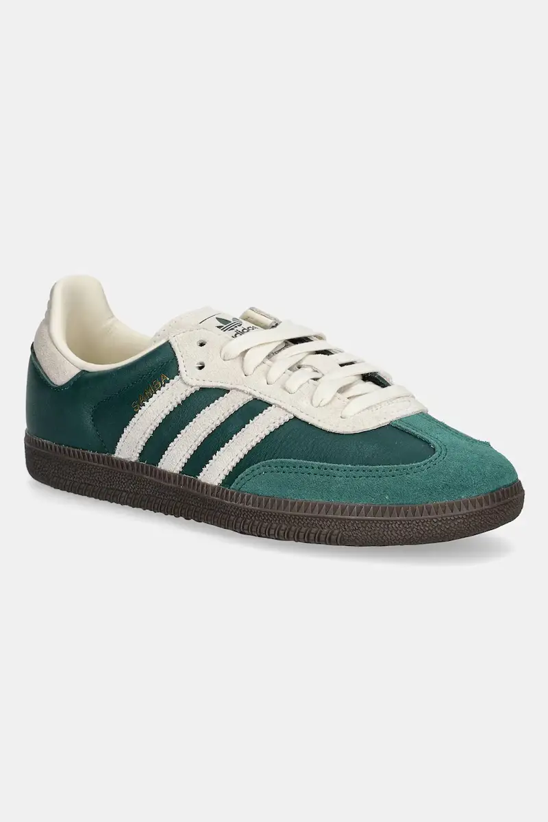 sneakers in pelle Samba OG colore verde JI3215