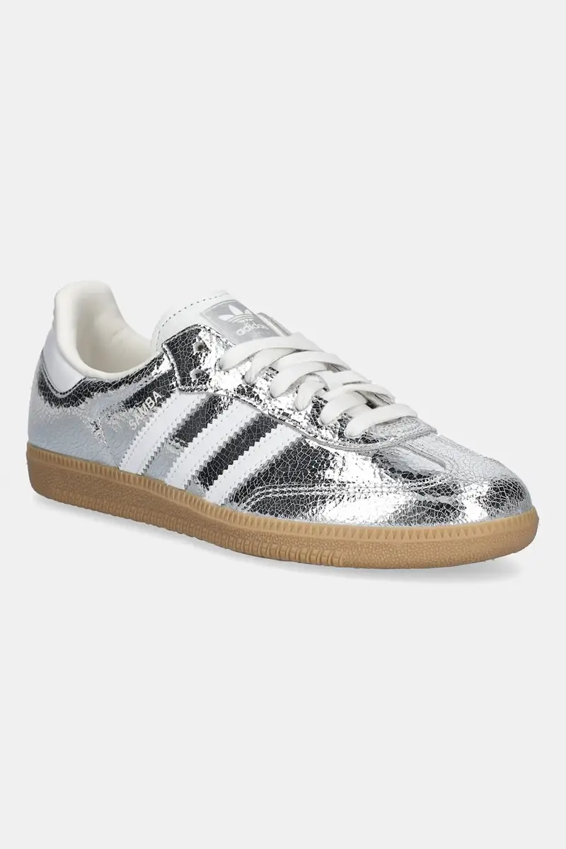 sneakers in pelle Samba OG donna colore argento JR0035