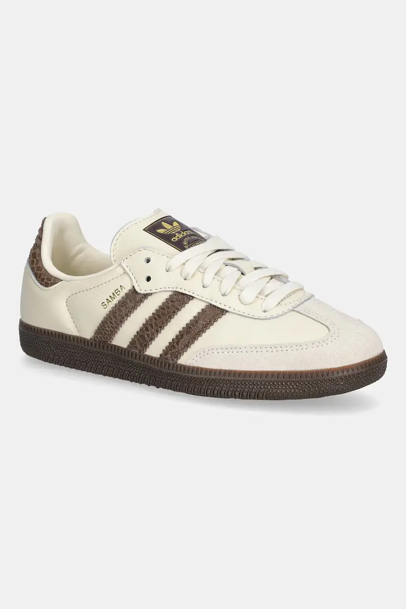 sneakers in pelle Samba Og donna colore beige IH3980
