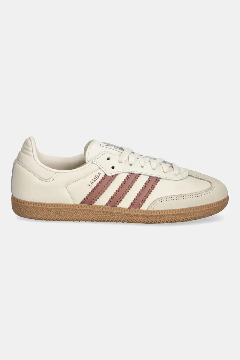 sneakers in pelle Samba Og donna colore beige JS1361 miniatura 2