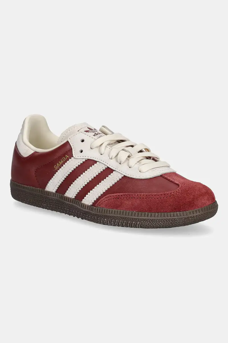 sneakers in pelle Samba OG J colore granata JH7863