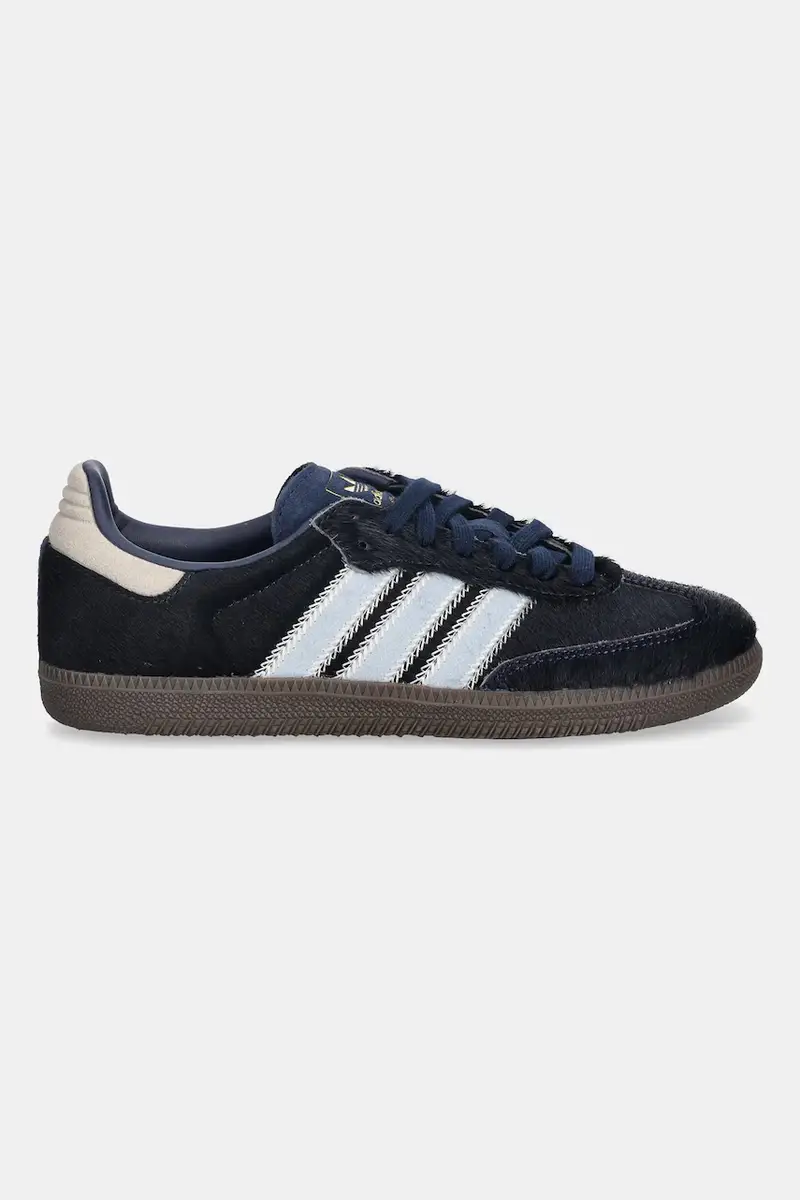 sneakers in pelle Samba OG W colore blu navy JS3934 miniatura 2
