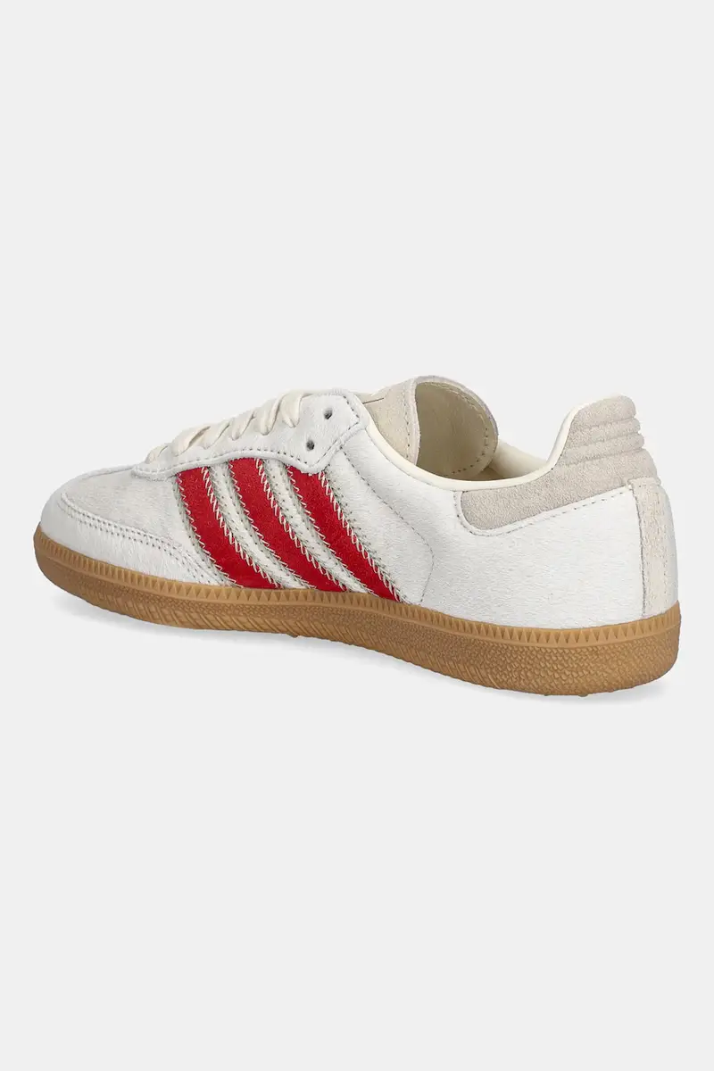 sneakers in pelle Samba OG W donna colore beige JS3935 miniatura 3