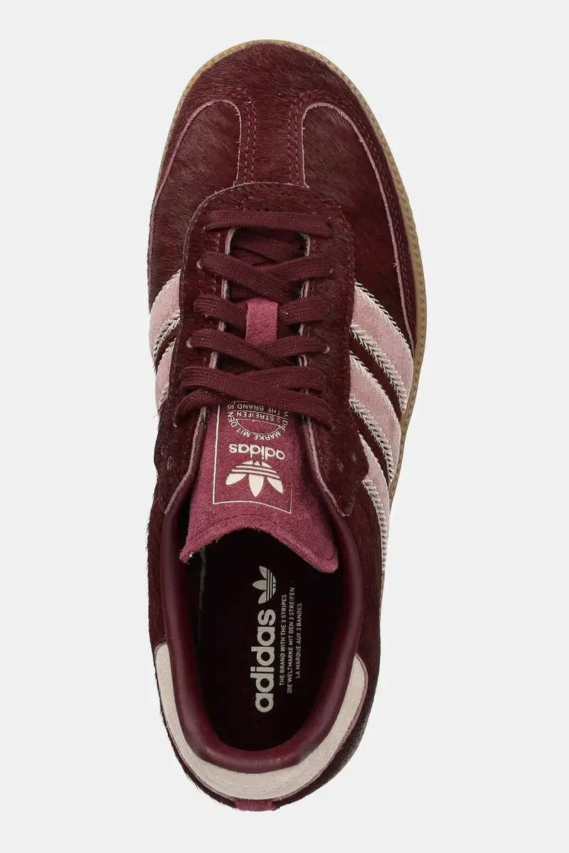 sneakers in pelle Samba OG W donna colore granata JP5330 miniatura 4