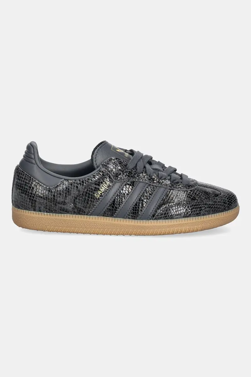 sneakers in pelle Samba Og W donna colore grigio JQ3532 miniatura 2