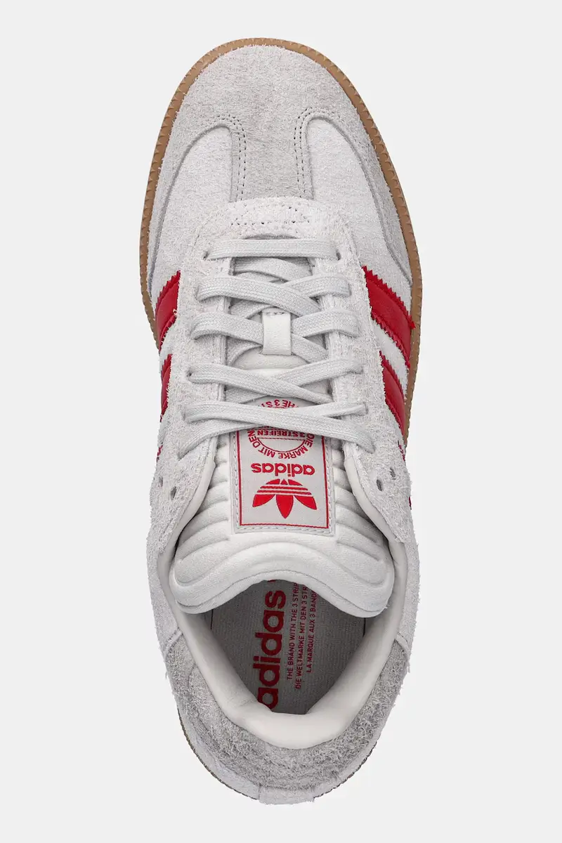 sneakers in pelle Samba XLG uomo colore grigio JS3826 miniatura 4