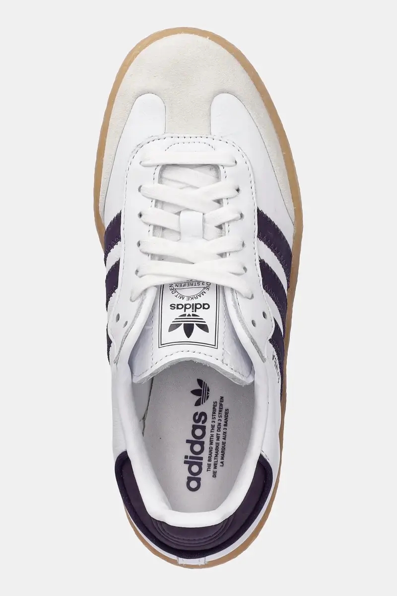 sneakers in pelle Sambae colore bianco JS3941 miniatura 4