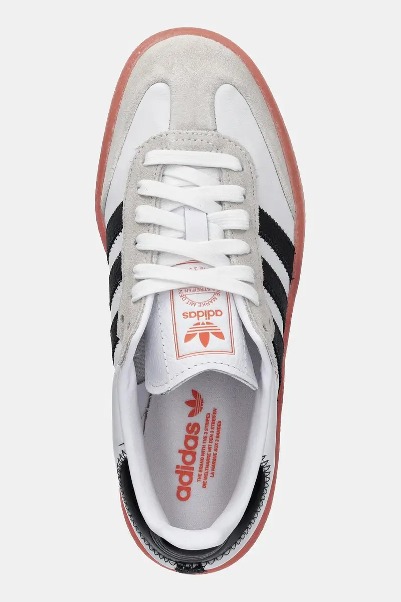 sneakers in pelle Sambae donna colore bianco JI3072 miniatura 4