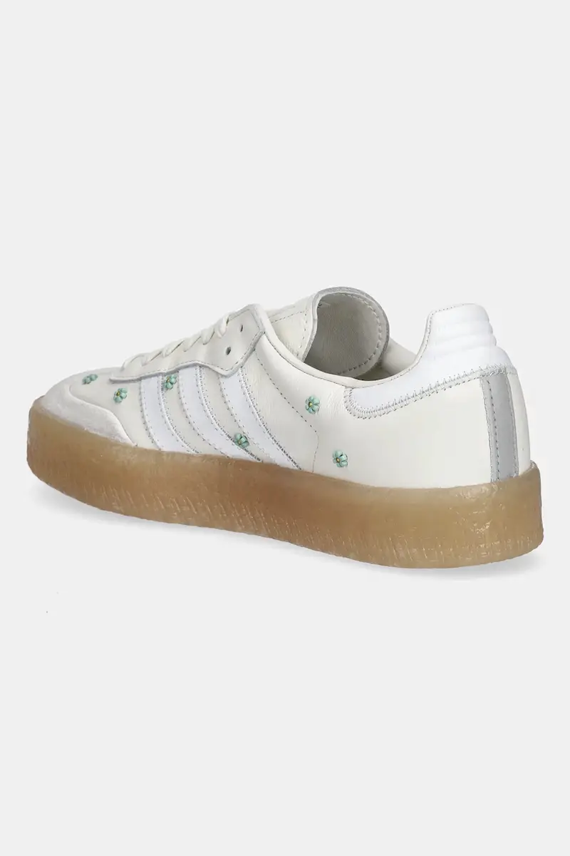 sneakers in pelle Sambae W donna colore beige JS3953 miniatura 3