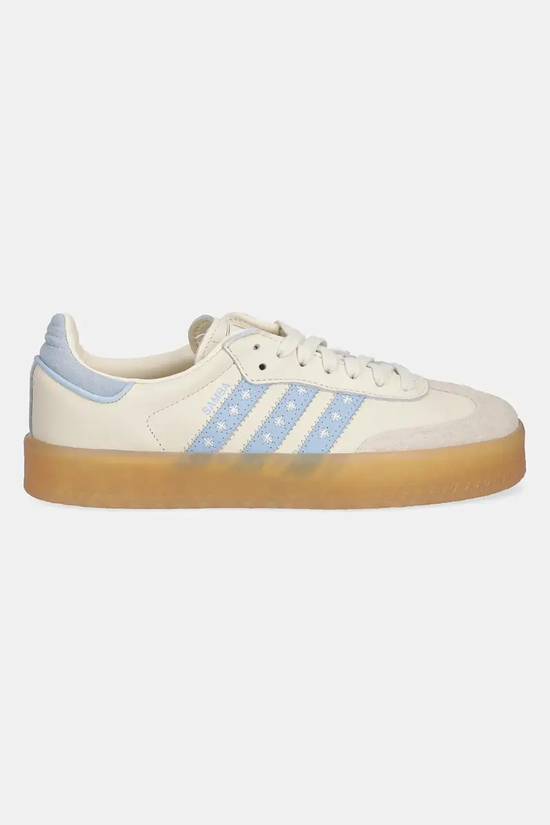 sneakers in pelle Sambae W donna colore beige JS3957 miniatura 2