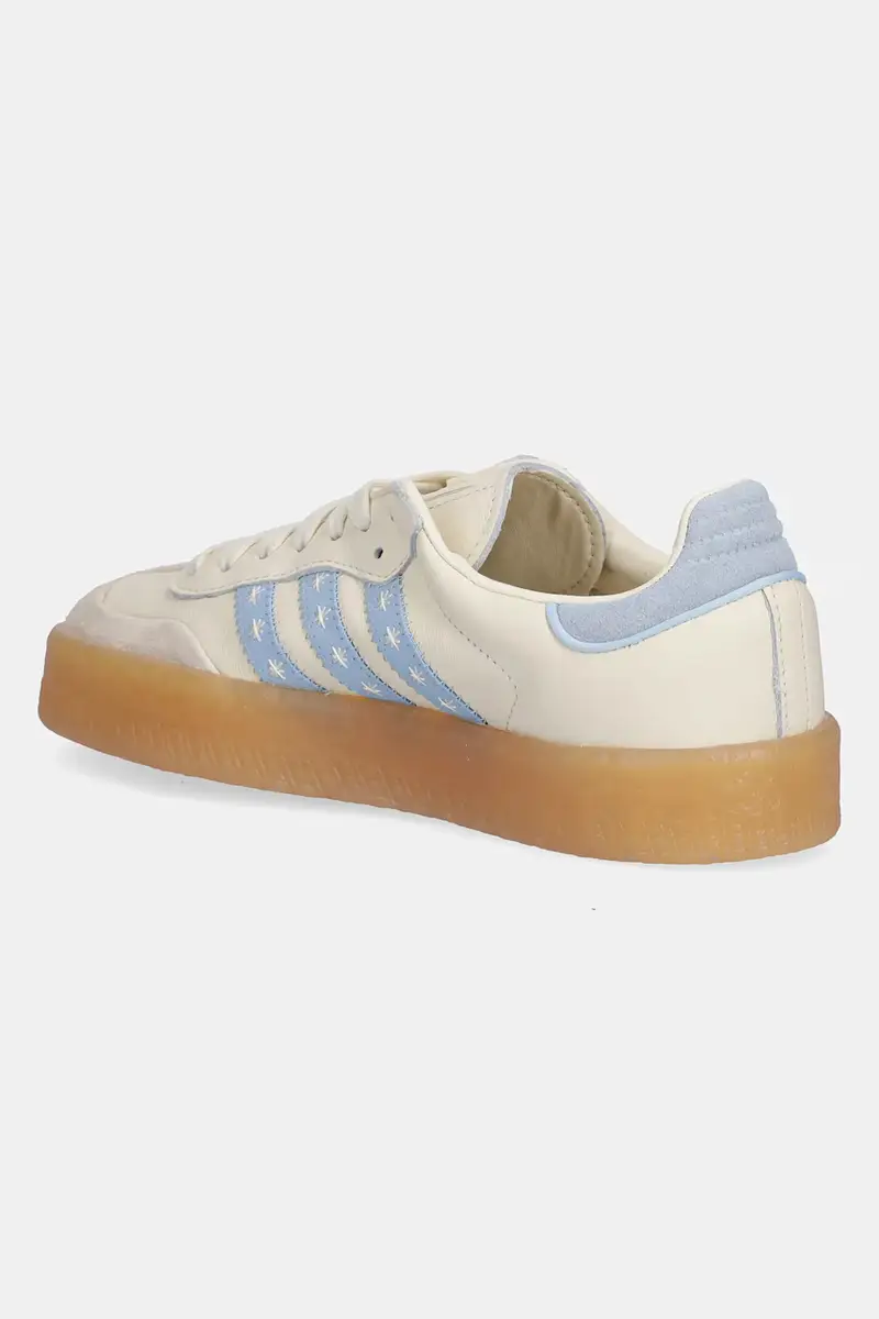 sneakers in pelle Sambae W donna colore beige JS3957 miniatura 3