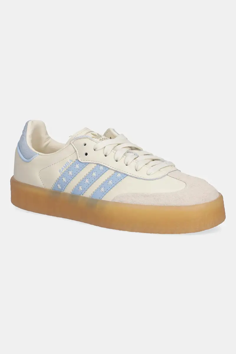 sneakers in pelle Sambae W donna colore beige JS3957