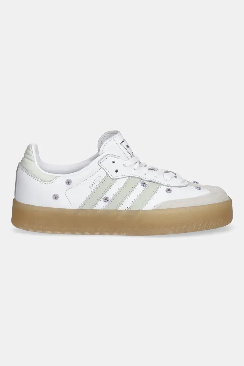 sneakers in pelle Sambae W donna colore bianco JS3954 miniatura 2