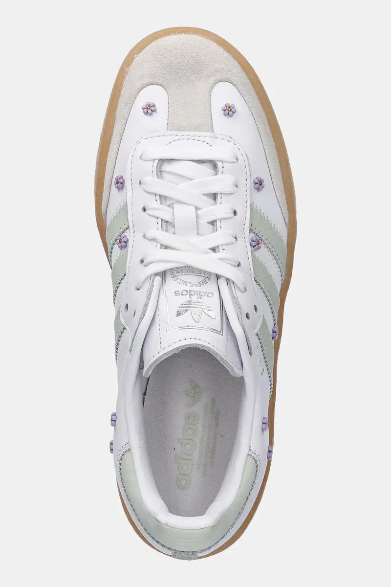 sneakers in pelle Sambae W donna colore bianco JS3954 miniatura 5