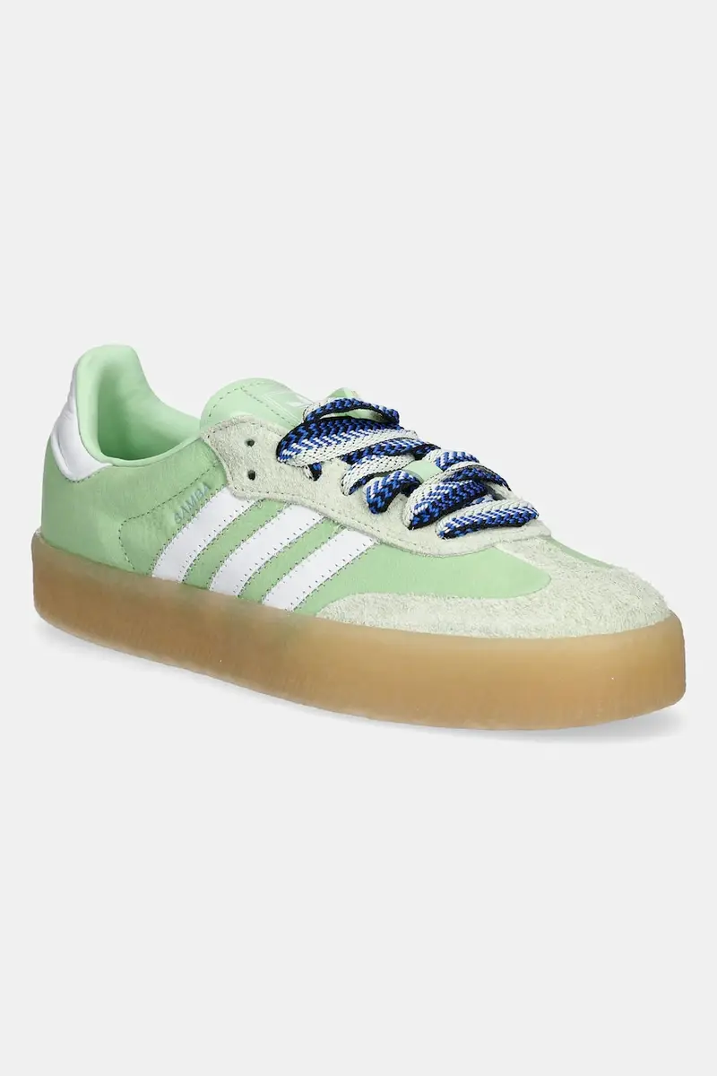 sneakers in pelle Sambae W donna colore verde JI2738