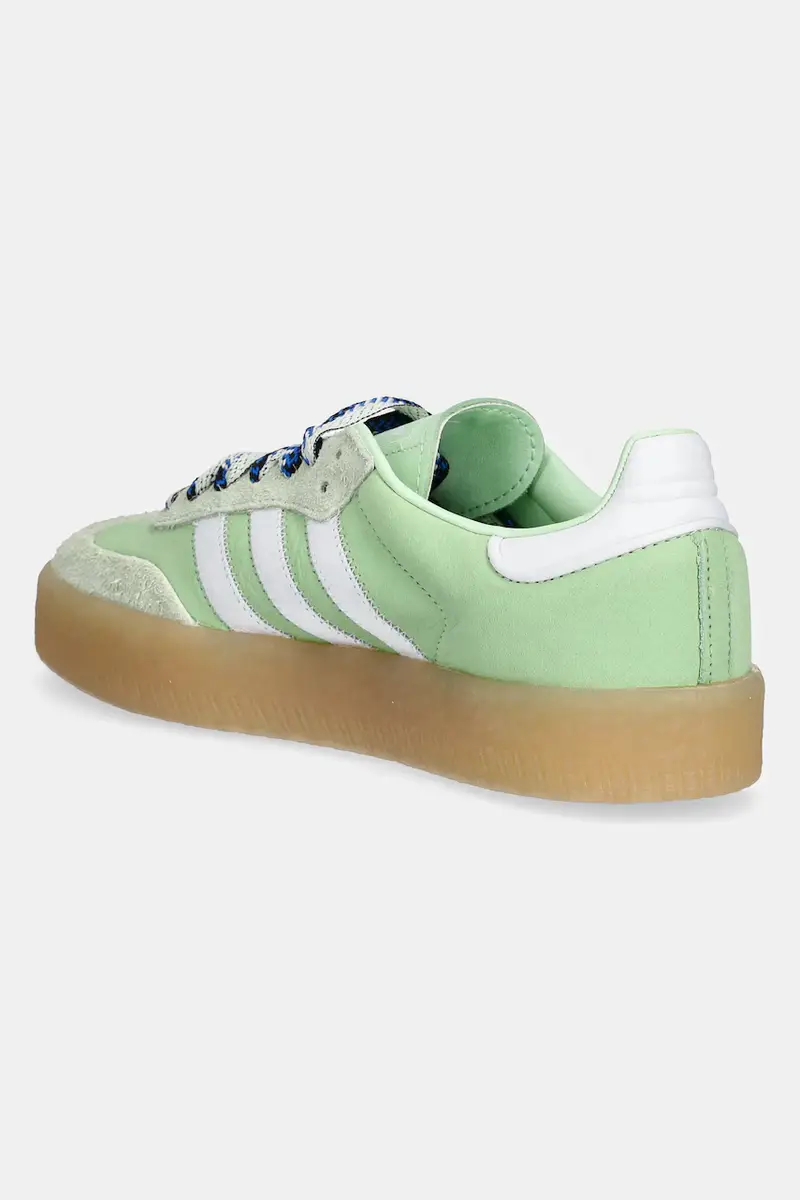 sneakers in pelle Sambae W donna colore verde JI2738 miniatura 3