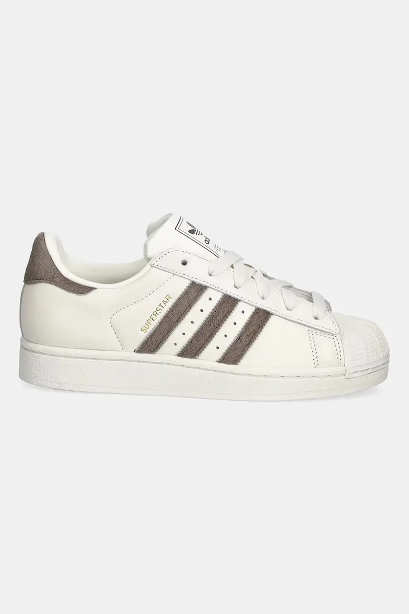 sneakers in pelle Superstar II donna colore beige KI3575 miniatura 2