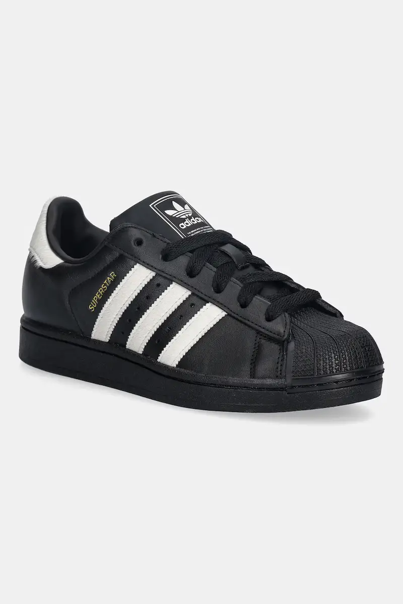 sneakers in pelle Superstar II donna colore nero KI3574