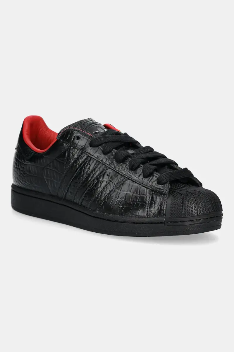sneakers in pelle Superstar II Nero