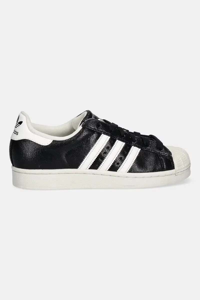 sneakers in pelle Superstar II Nero miniatura 2
