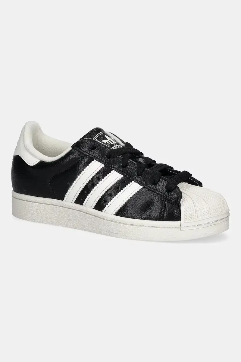 sneakers in pelle Superstar II Nero